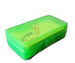 Caja Porta Municion Mtm 9mm 50 Tiros VERDE