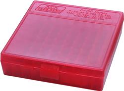 Caja Porta Municion Mtm 40/45 ACP 100 Tiros Roja