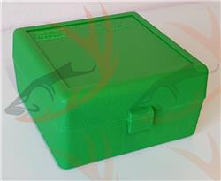 Caja Porta Municion Mtm RM-100 VERDE 100 TIROS