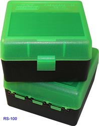 Caja Porta Municion Mtm RM-100 Verde/Negro  100 TIROS