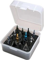 Caja Porta Puntas de Caza Broadhead MTM