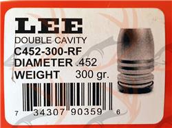 Molde Lee Precision 2 cavidades .452 300gn 90359