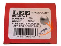 Molde Lee Precision 1 cavidad Esferico .690 492gn 90978